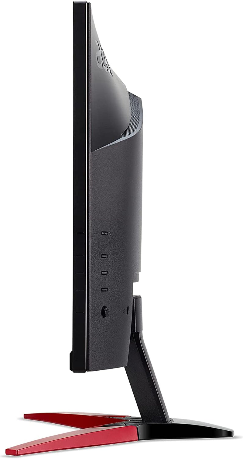 Nitro KG241Y Sbiip 23.8” Full HD (1920 X 1080) VA Gaming Monitor | AMD Freesync Premium Technology | 165Hz Refresh Rate | 1Ms (VRB) | Zeroframe Design | 1 X Display Port 1.2 & 2 X HDMI 2.0,Black